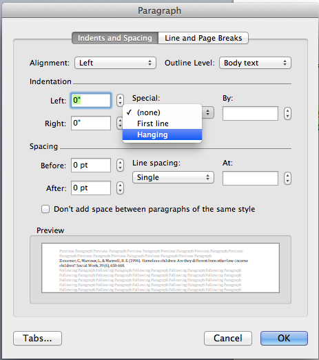 template on word for mac 2011